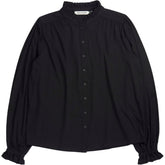 Baukjen Black Sima Frill Detail Blouse