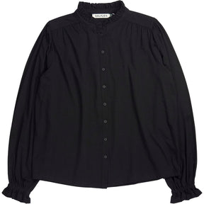 Baukjen Black Sima Frill Detail Blouse