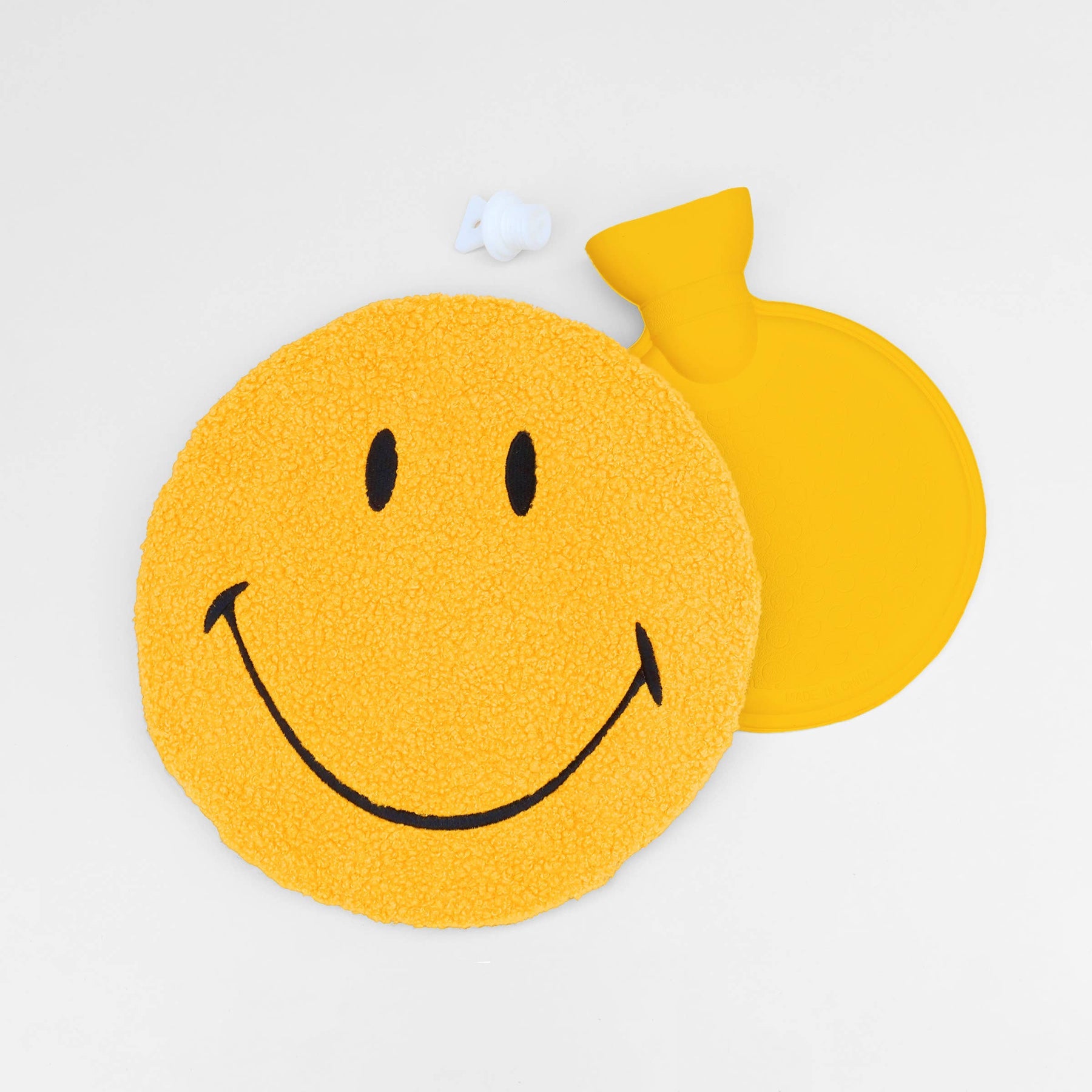 Smiley Hot Water Bottle - Makes you feel warm and fuzzy
