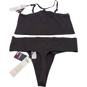 Tommy Hilfiger Black Thong and Halter Neck