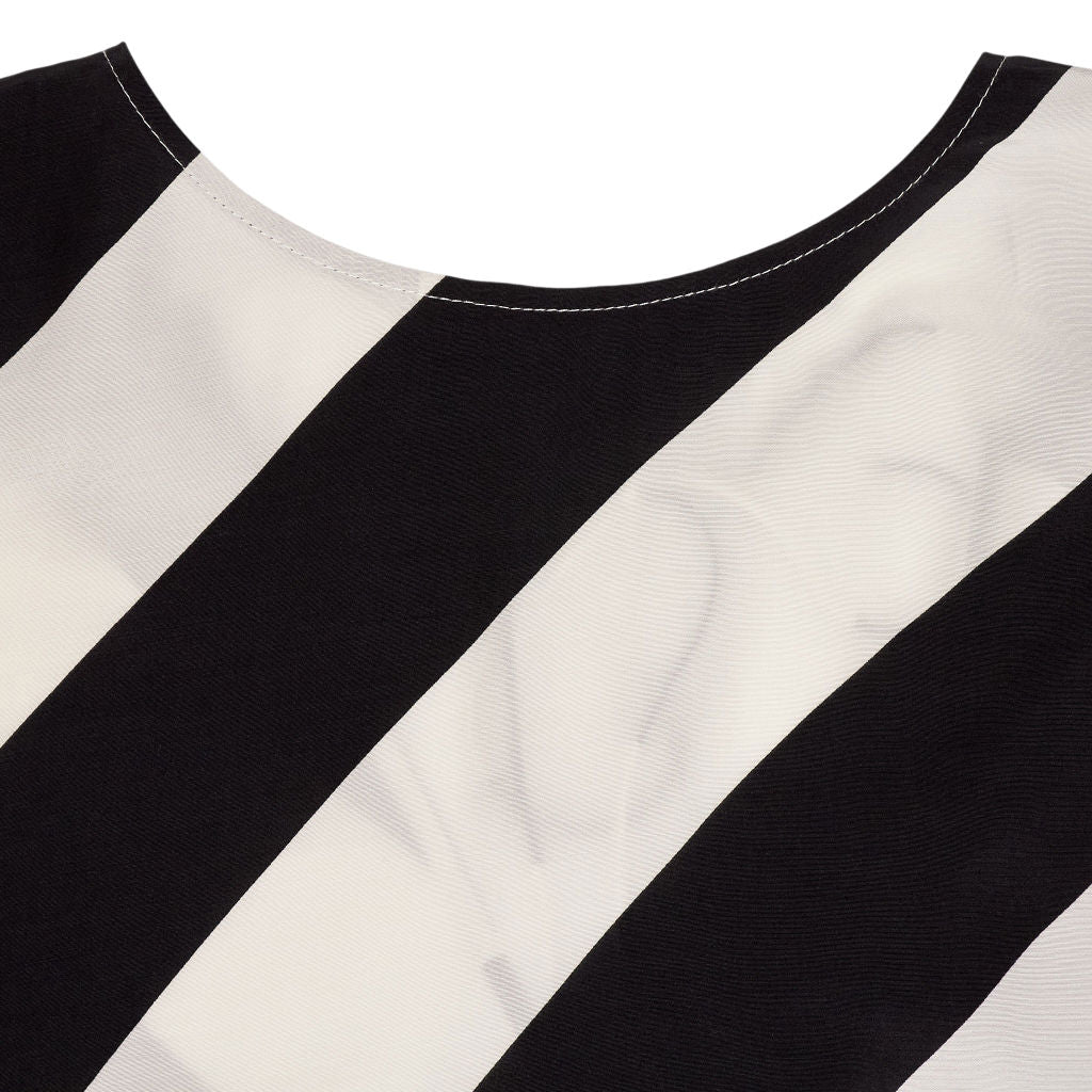 Hush Black Stripe Top