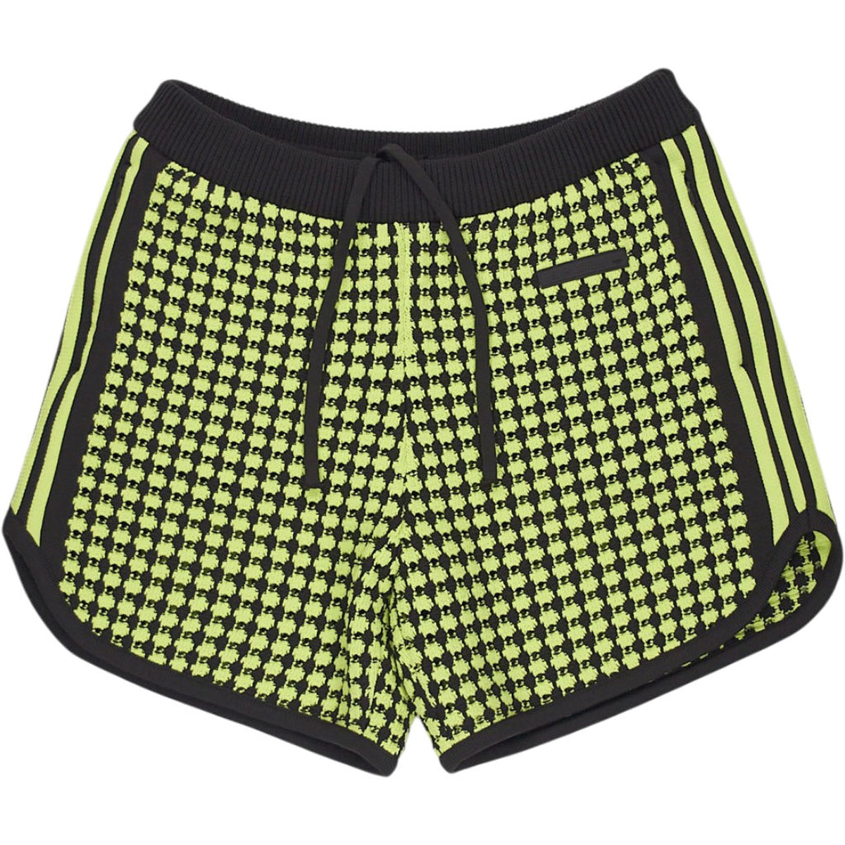 Adidas x Wales Bonner Black Yellow Crochet Shorts