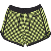 Adidas x Wales Bonner Black Yellow Crochet Shorts