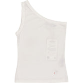 Baukjen White Delia Asymmetric Top