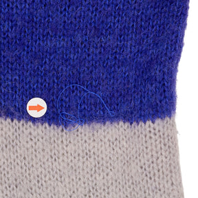 Hush Blue Striped Knit Jumper