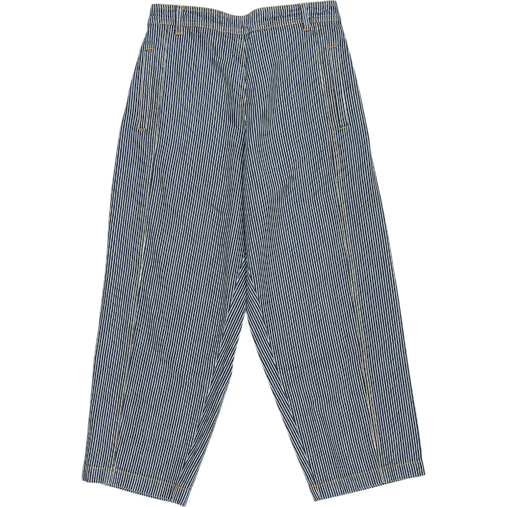 Bonte Navy Ticking Blue Striped Nova Trousers