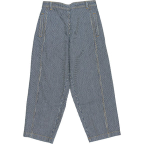 Bonte Navy Ticking Blue Striped Nova Trousers