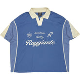 Pull & Bear Blue Raggiante Polo Shirt