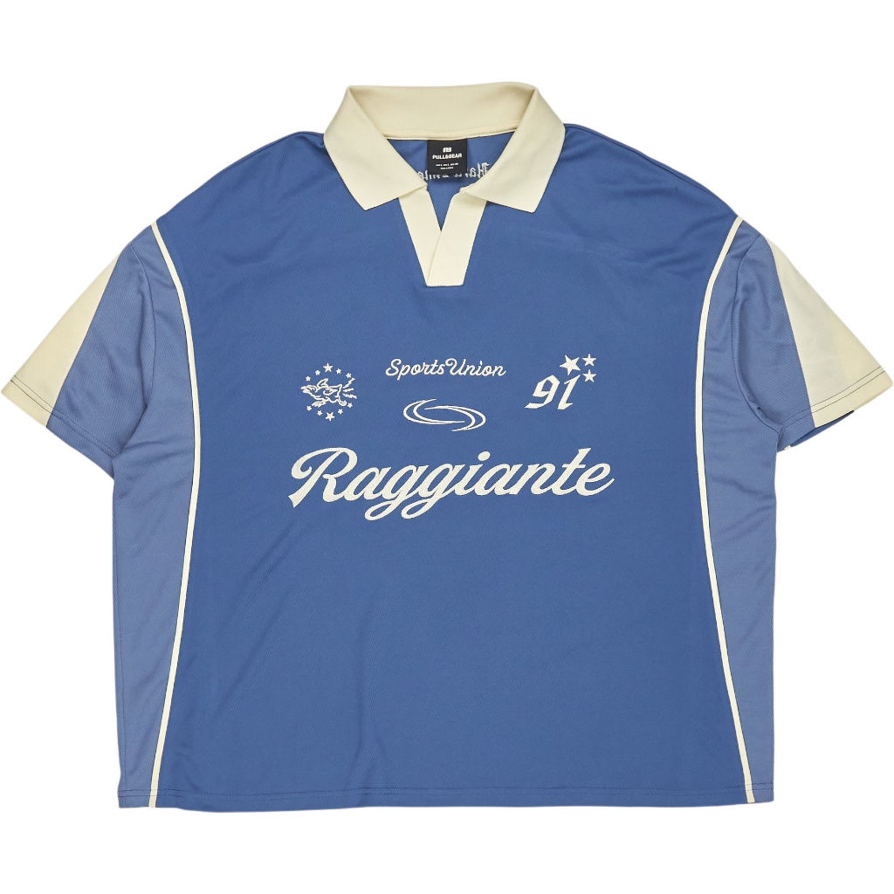 Pull & Bear Blue Raggiante Polo Shirt