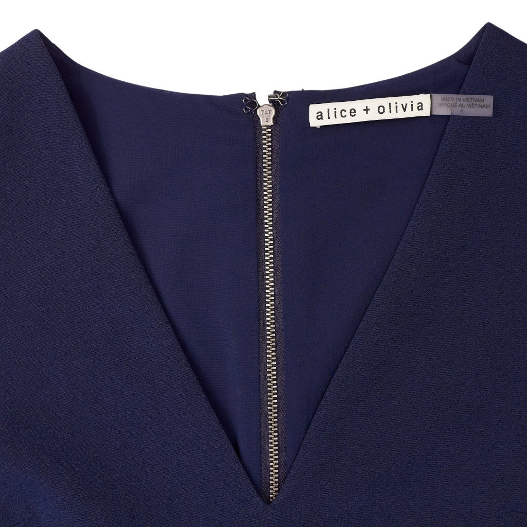 Alice + Olivia Navy Sleeveless Dress
