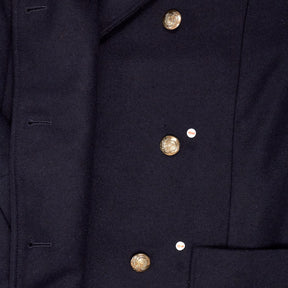 Baukjen Navy Double Breasted Coat