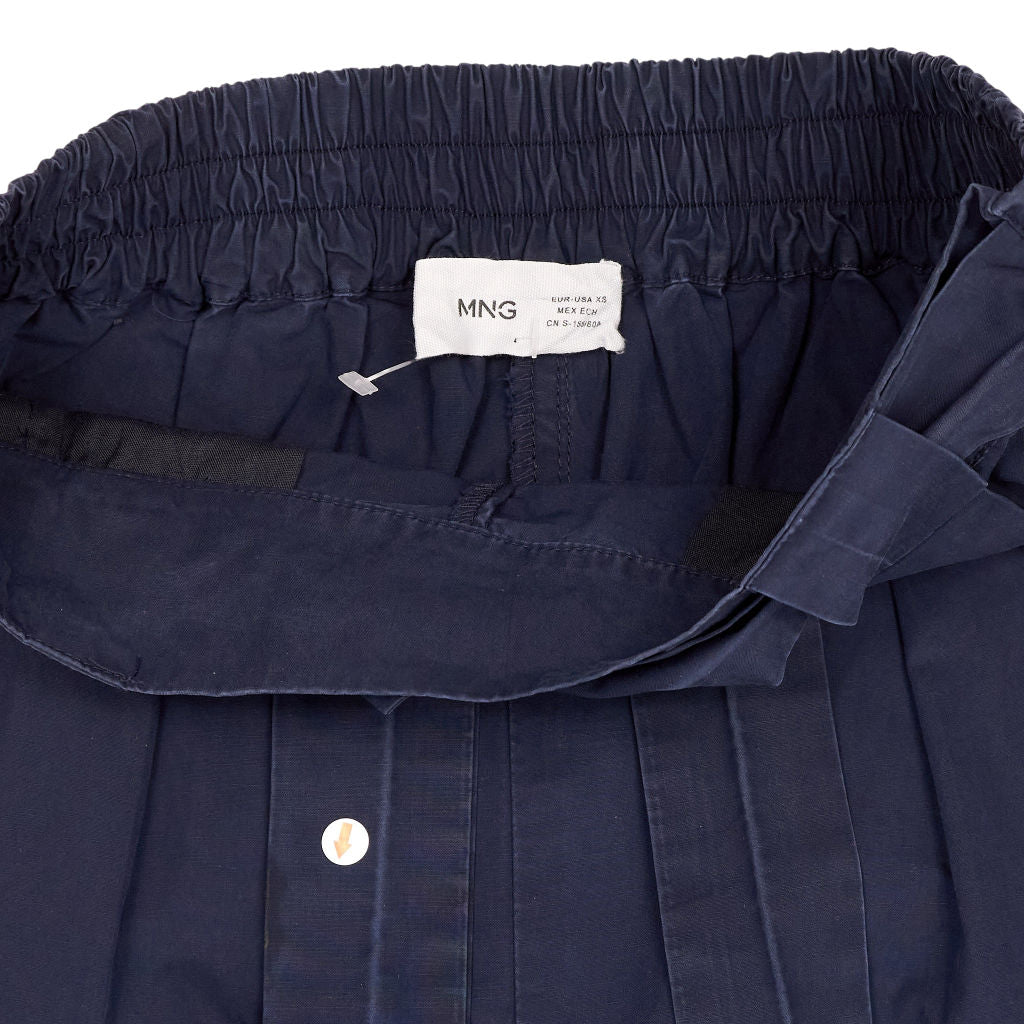 MNG Navy Wide Leg Culottes
