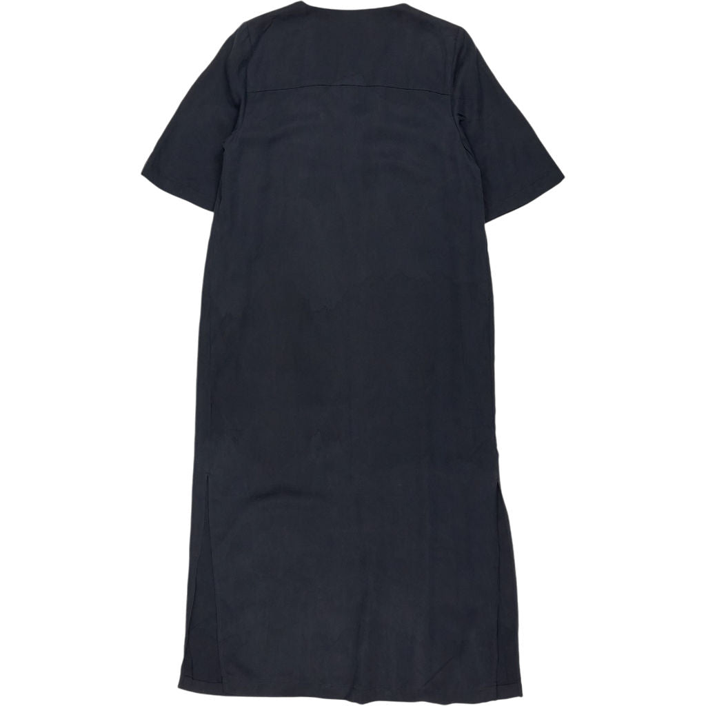 Hush Black V-Neck Midi Dress