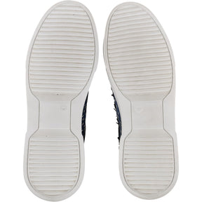 By Walid Multicoloured Silk Patch Trainers