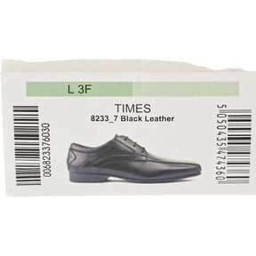 Rhino Black Leather Formal Shoes