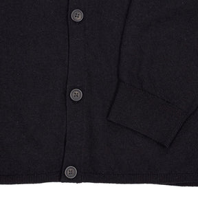 Moss Black Button Cardigan