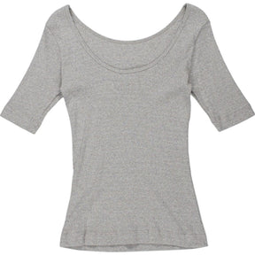 Folk Grey Scoop Back Tee