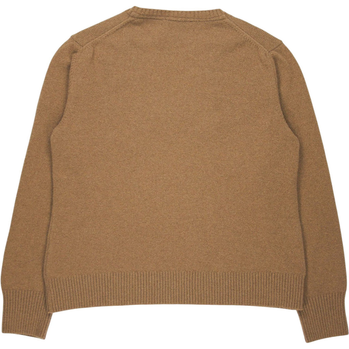 Baukjen Camel V-Neck Emmeline Wool Jumper