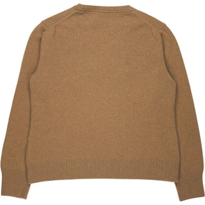 Baukjen Camel V-Neck Emmeline Wool Jumper