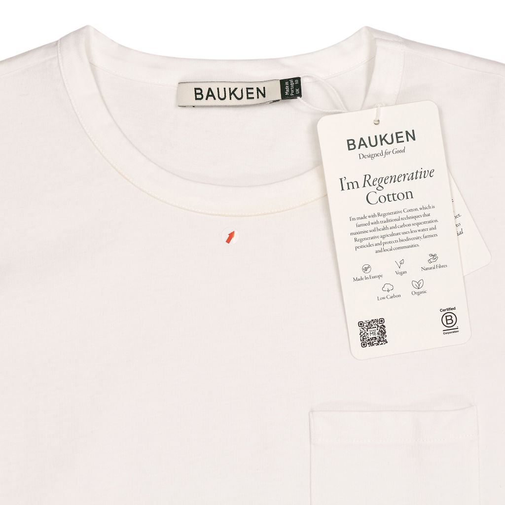 Baukjen White Regenerative Cotton Tee