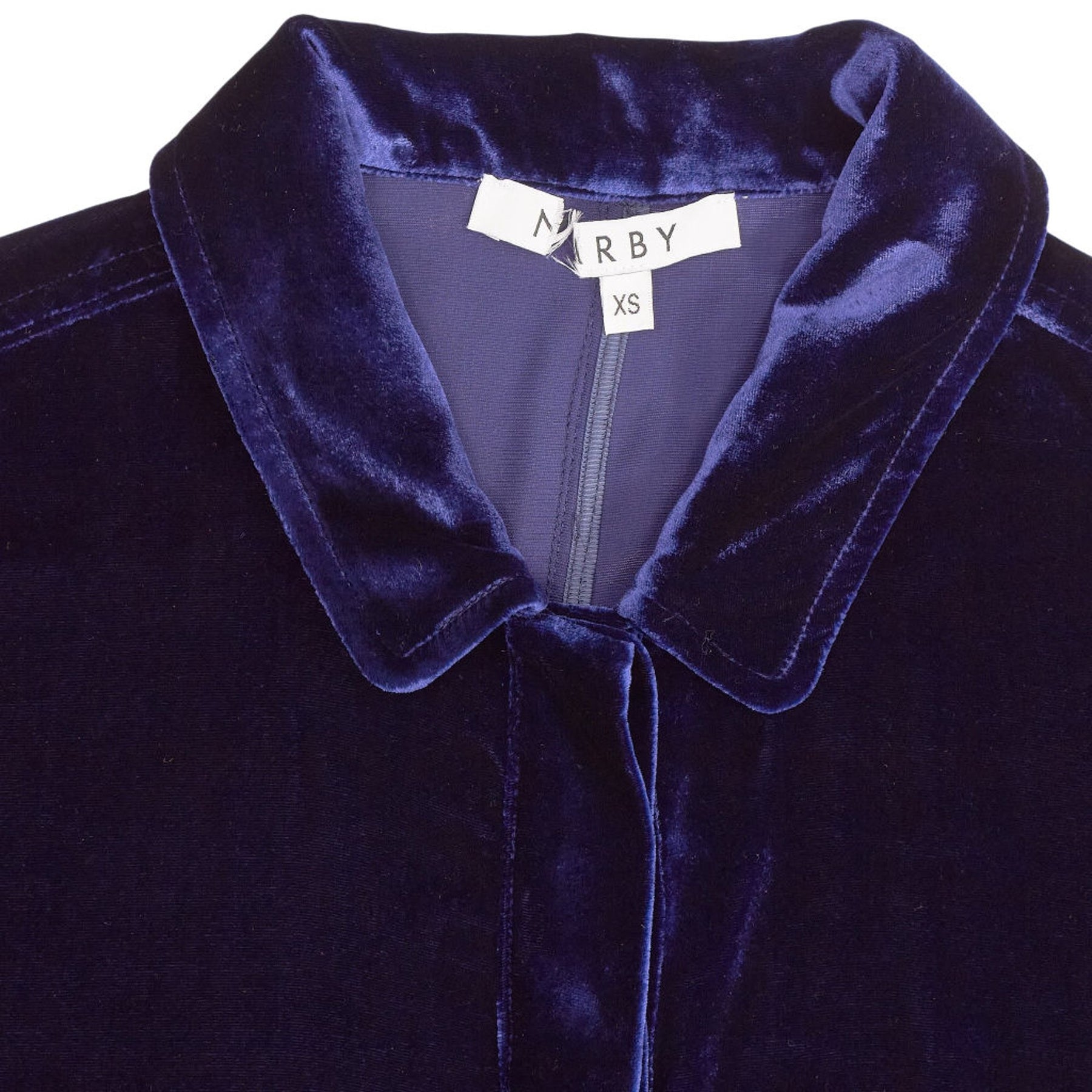 NRBY Navy Velvet Jumpsuit