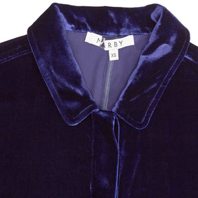 NRBY Navy Velvet Jumpsuit