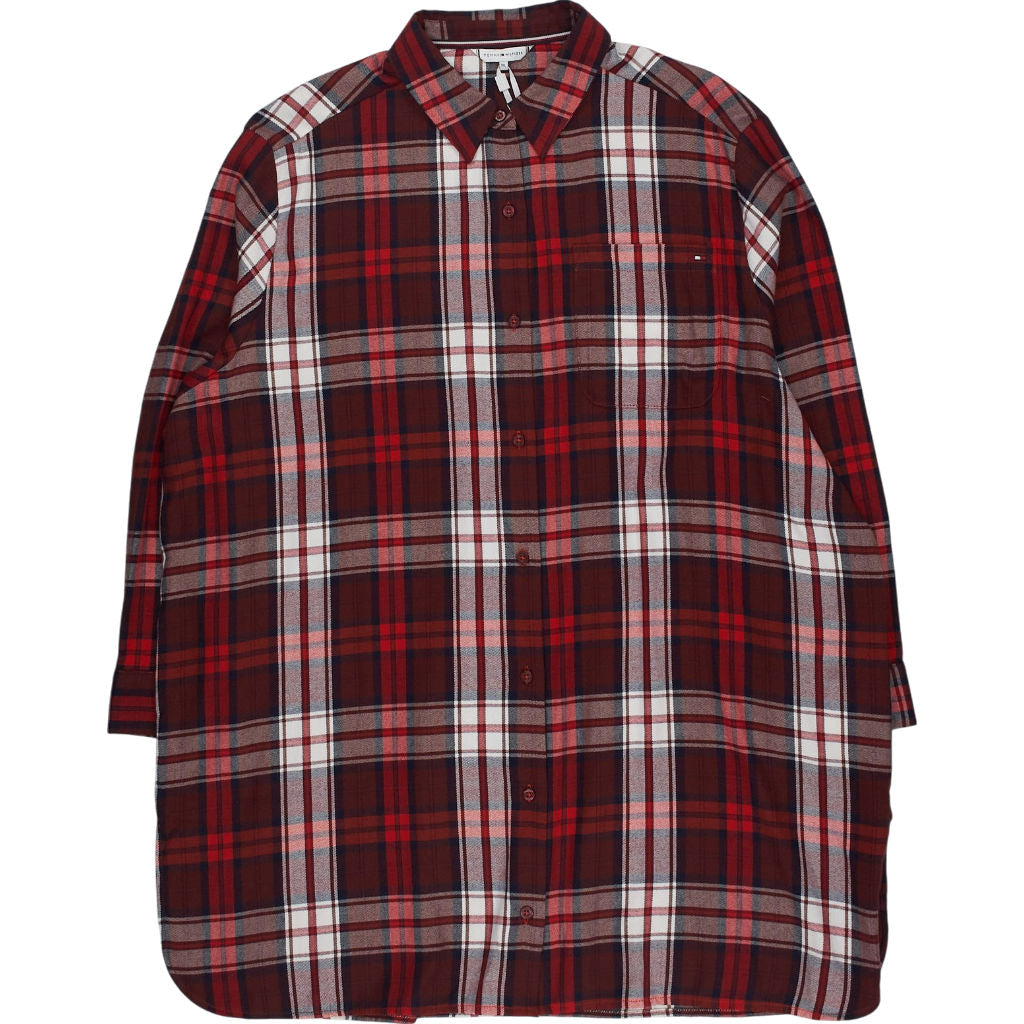 Tommy Hilfiger Red Plaid  Night Shirt