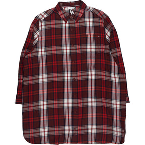 Tommy Hilfiger Red Plaid  Night Shirt