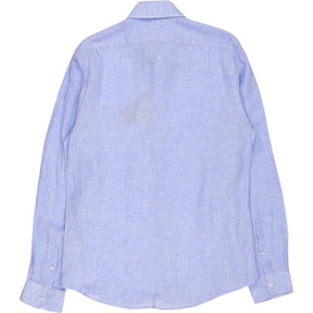 Moss Bros Sky Linen Shirt