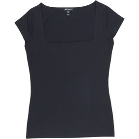 Baukjen Black Square Neck Top