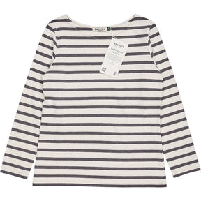 Baukjen Soft White Grey Stripe Ashley Top