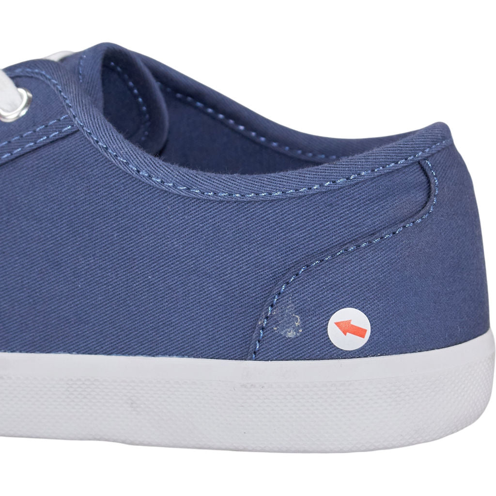 Hush Navy Henley Canvas Trainers