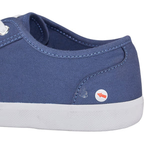 Hush Navy Henley Canvas Trainers