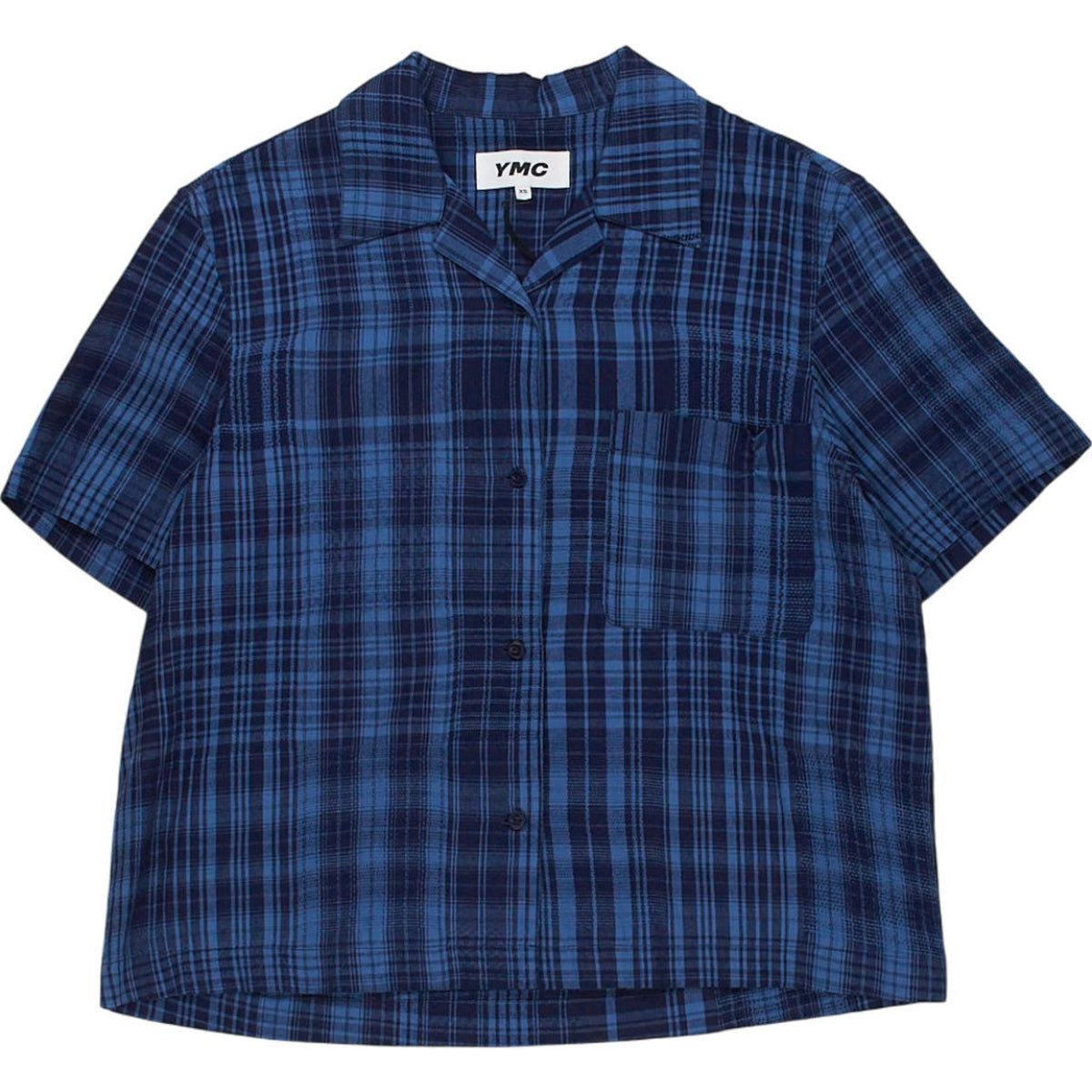 YMC Indigo Check Vegas Shirt