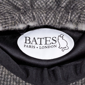 Bates Grey Check Cashmere Cap
