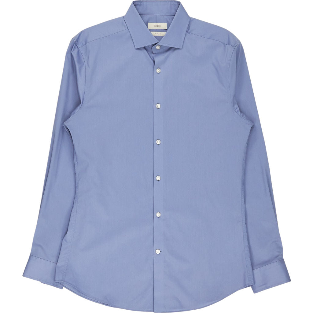 Moss Blue Slim Fit Shirt