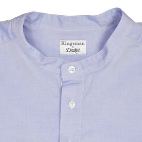 Drakes X Kingsman Blue Popover Shirt