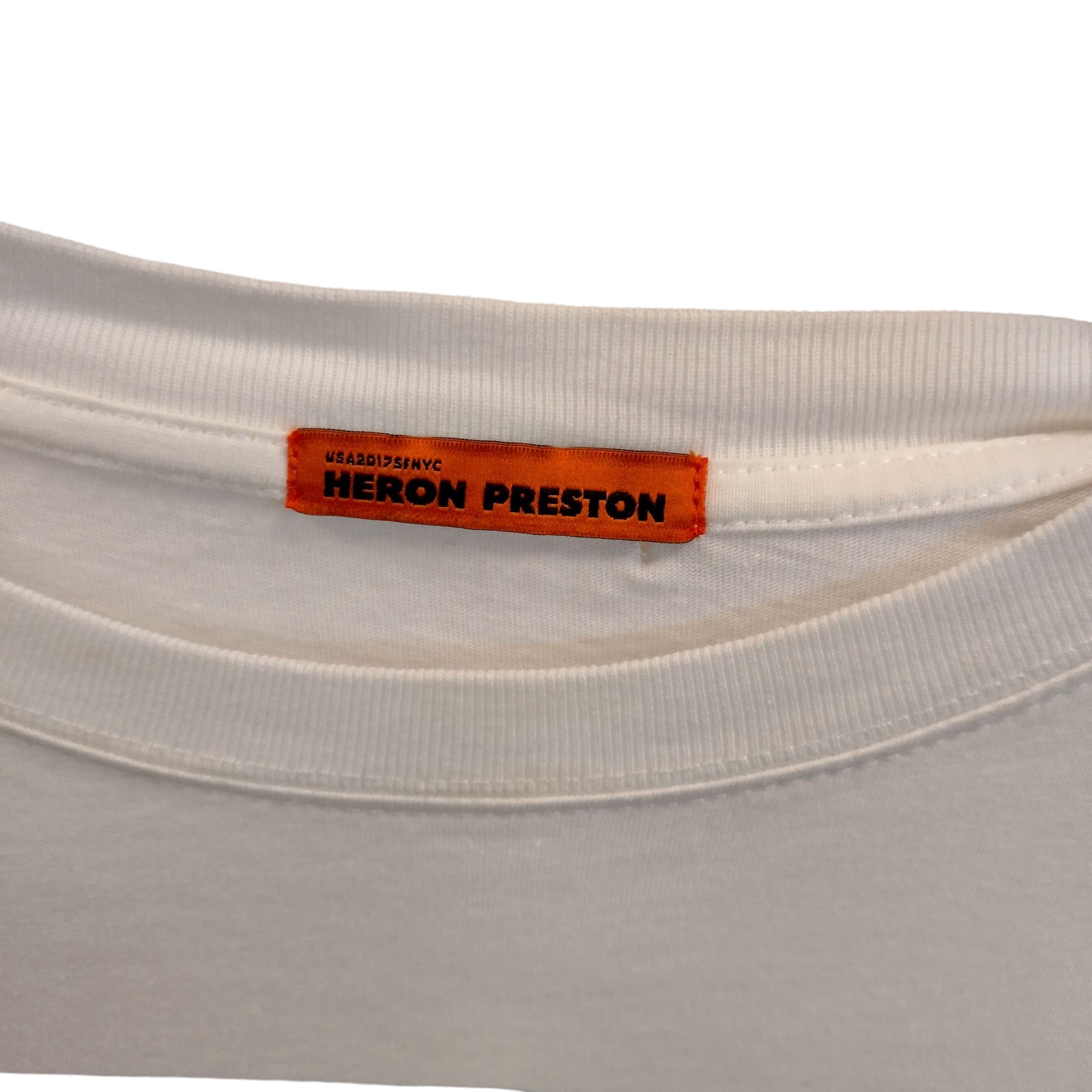 Heron Preston White Graphic T-Shirt