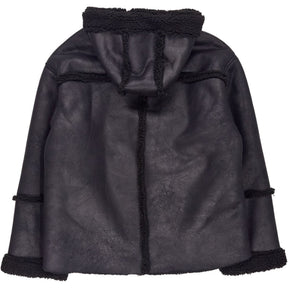 Pull & Bear Black Faux Shearling Jacket