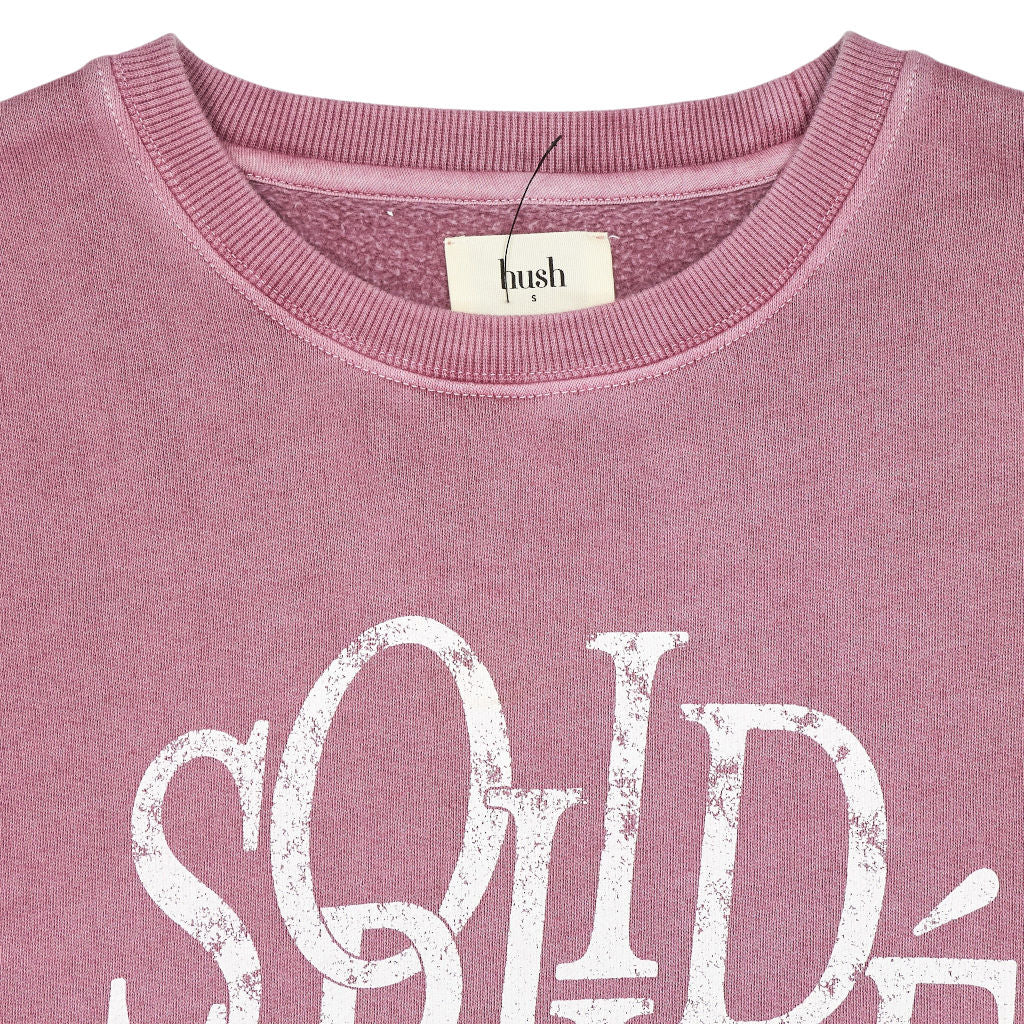 Hush Pink Solid Sweatshirt