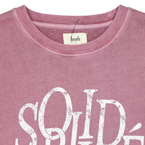 Hush Pink Solid Sweatshirt