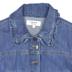 Monsoon Blue Denim Shirt Dress