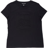 DKNY Jeans Black Debossed T-Shirt