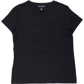 DKNY Jeans Black Debossed T-Shirt