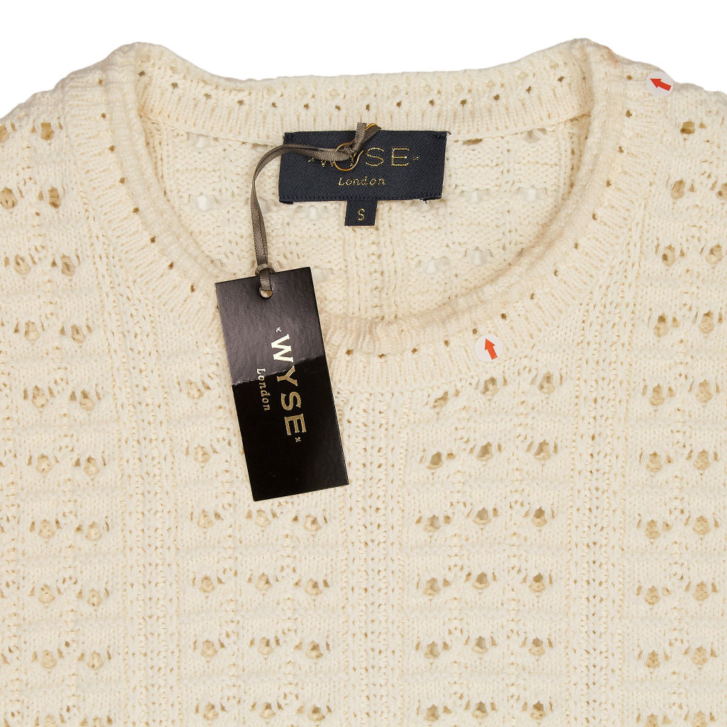 Wyse London Ivory Isla Stitch Jumper