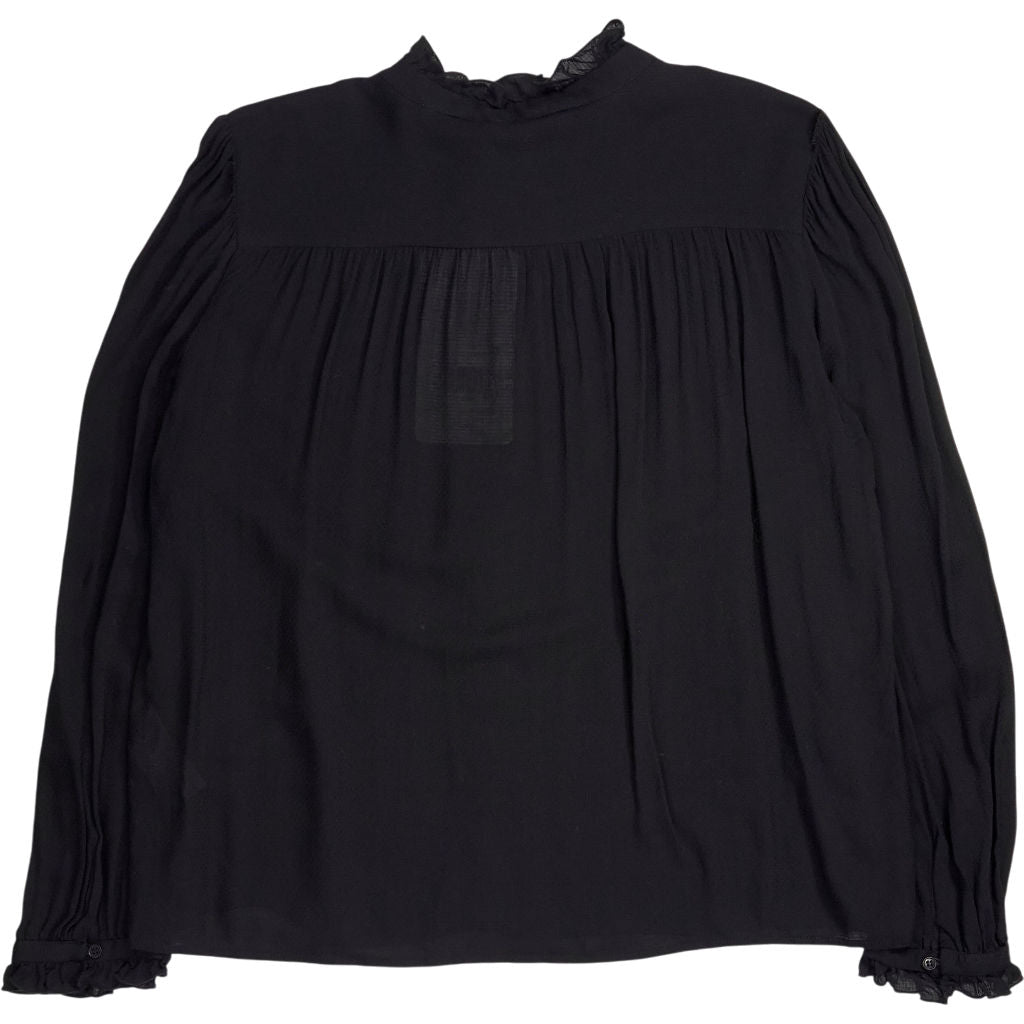 Baukjen Black Roxy Georgette Pintuck Blouse