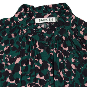 Baukjen Green Patterned Midi Dress