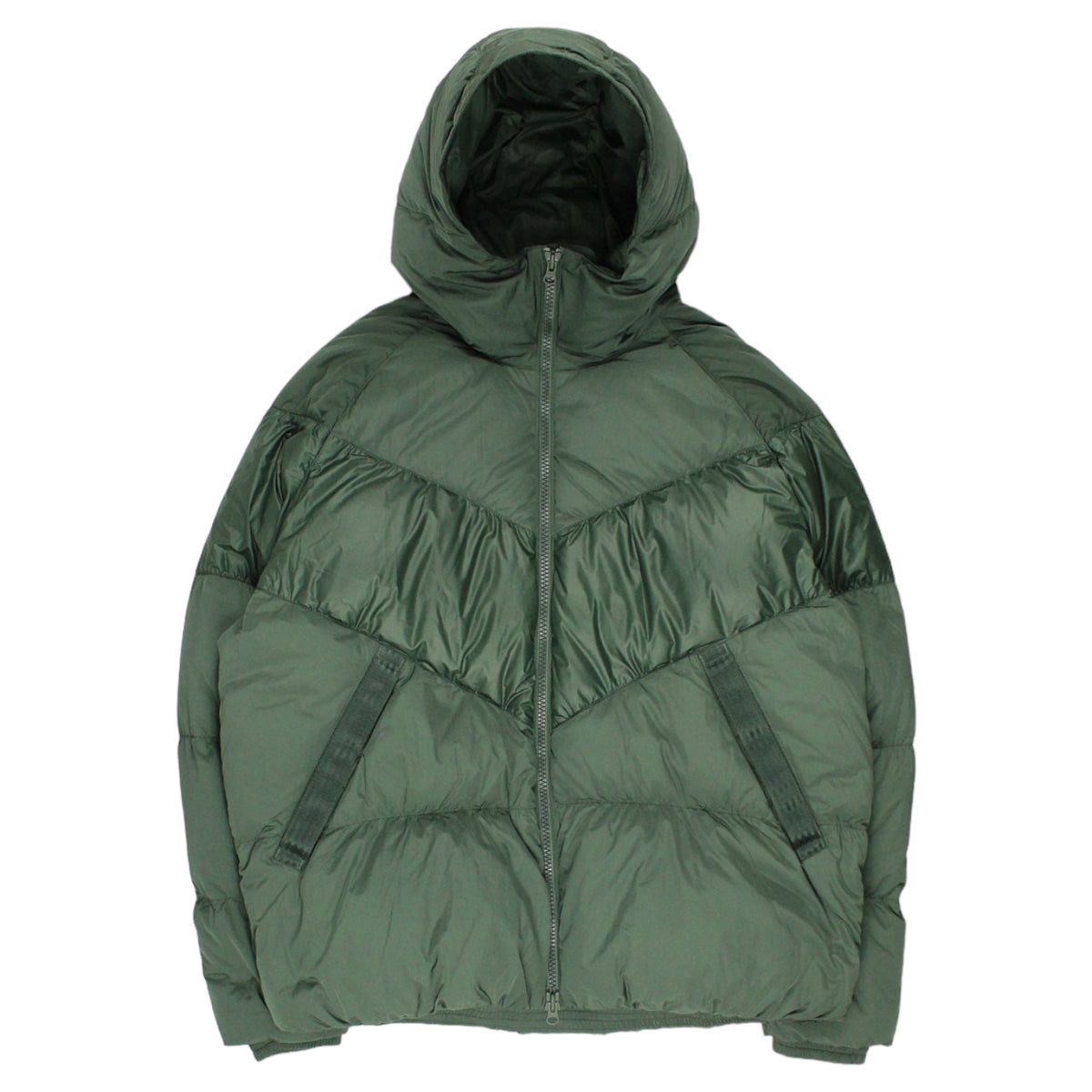 Nike Down Filled Forest Green Hooded Puffer Jacket