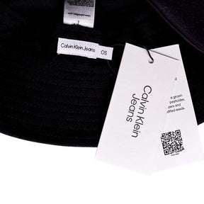 Calvin Klein Jeans Black Monogram Bucket Hat