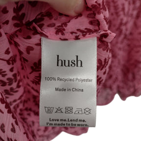 Hush Pink Ditsy Floral Lucy Blouse